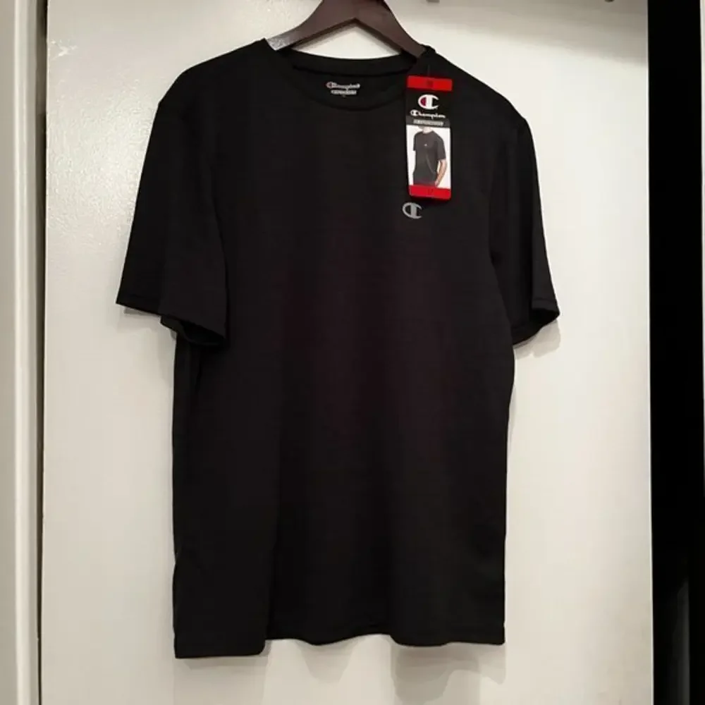 Champion Performance Double Dry Men’s Black T-Shirt (NWT / Medium) (mc) - Picture 2 of 7